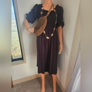 Croft and Barrow NWOT BOHO Black Dress Small